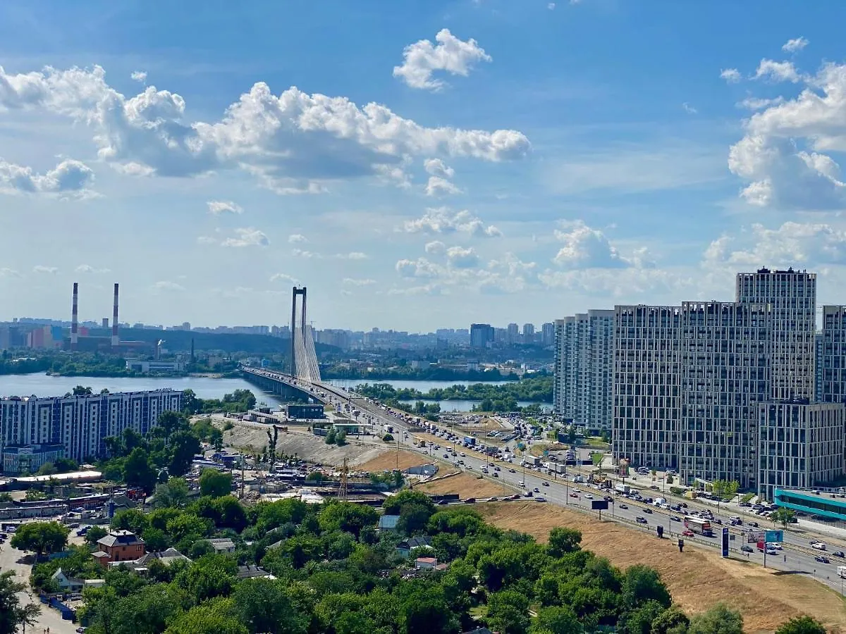 Апартаменты с видом на Днепр Киев Украина
